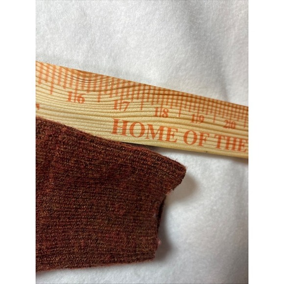 Madewell  Mock Neck Sweater Womens Cream Brown Good Pocket Relaxed size Xs - Picture 7 of 12